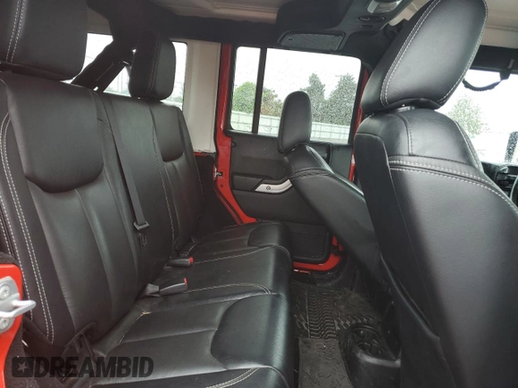 2017 Jeep Wrangler Unlimited Sahara with VIN 1C4BJWEG6HL552529, listed as a Copart auction lot 56688935 with Not provided miles and Salvage title. Bid and sale history available at DreamBid. Image 11.