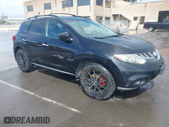 2011 Nissan Murano LE with VIN JN8AZ1MU3BW062834, listed as a IAAI auction lot 42127477 with 187,584 mi miles and . Bid and sale history available at carsss.com. Image 1.