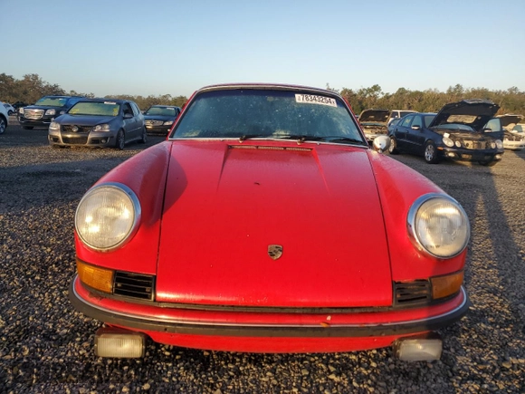 1969 Porsche 911 with VIN 119220801, listed as a Copart auction lot 78343254 with 97,290 mi miles and Salvage title. Bid and sale history available at DreamBid. Image 5.