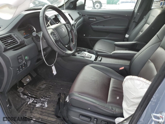 2023 Honda Ridgeline Black Edition with VIN 5FPYK3F83PB047215, listed as a Copart auction lot 86656754 with 9,701 mi miles and Salvage Title. Bid and sale history available at carsss.com. Image 7.