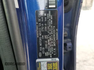 2019 Kia Forte LXS z VIN 3KPF24AD9KE006774, wystawiony jako Copart lot #48147025 z przebiegiem 136 748 mil mil oraz Szkoda całkowita • Salvage title. Historia ofert i sprzedaży dostępna na DreamBid. Obrazek 14.