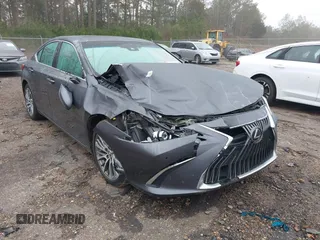 2020 Lexus ES with VIN 58ADZ1B10LU056394, listed as a IAAI auction lot 41172277 with 104,688 mi miles. Bid and sale history available at carsss.com. Image 6.