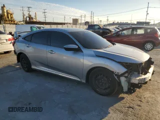 2018 Honda Civic Sedan LX with VIN 2HGFC2F53JH533135, listed as a Copart auction lot 46267795 with 82,801 mi miles and Salvage Title. Bid and sale history available at carsss.com. Image 4.