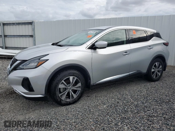 2022 Nissan Murano S with VIN 5N1AZ2AJ0NC121643, listed as a Copart auction lot 79920134 with Not Provided miles and Non Repairable. Bid and sale history available at DreamBid. Image 1.