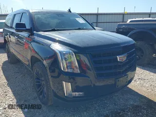2019 Cadillac Escalade ESV Luxury z VIN 1GYS4HKJXKR389014, wystawiony jako IAAI lot #42060761 z przebiegiem 182 351 mil mil oraz . Historia ofert i sprzedaży dostępna na DreamBid. Obrazek 1.
