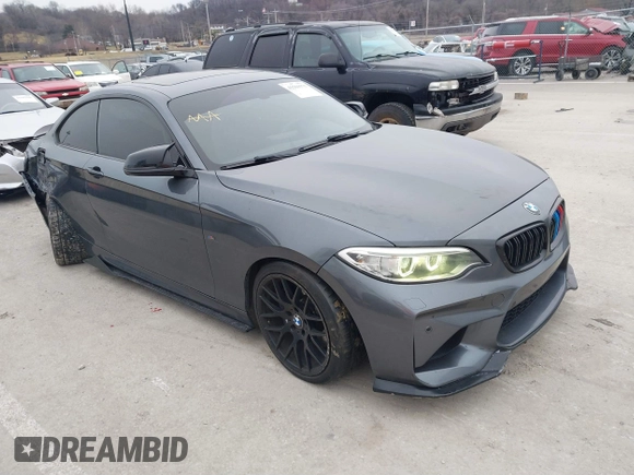 2014 BMW 2 Series M235i with VIN WBA1J7C57EVW84554, listed as a IAAI auction lot 41564175 with 121,632 mi miles and . Bid and sale history available at carsss.com. Image 1.