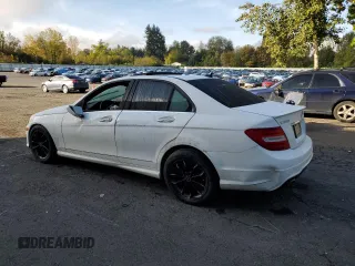 2014 Mercedes-Benz C 350 Sport with VIN WDDGF5HB1EA957888, listed as a Copart auction lot 77812964 with 126,409 mi miles and Salvage Title. Bid and sale history available at DreamBid. Image 2.
