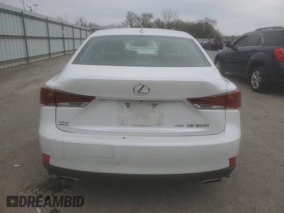 2018 Lexus IS with VIN JTHC81D29J5030284, listed as a Copart auction lot 52493275 with 52,964 mi miles and Salvage Title. Bid and sale history available at carsss.com. Image 6.