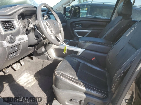 2017 Nissan Titan SV with VIN 1N6AA1E58HN554233, listed as a Copart auction lot 45388595 with 83,813 mi miles and Salvage Title. Bid and sale history available at DreamBid. Image 7.