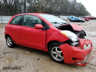 2007 Toyota Yaris with VIN JTDJT923075080713, listed as a Copart auction lot 42367145 with 271,385 mi miles and Salvage Title. Bid and sale history available at carsss.com. Image 4.