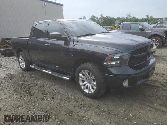 2018 Ram 1500 Lone Star Silver z VIN 1C6RR6LT4JS219367, wystawiony jako Copart lot #57609074 z przebiegiem 91 422 mil mil oraz Szkoda całkowita • Salvage title. Historia ofert i sprzedaży dostępna na DreamBid. Obrazek 4.