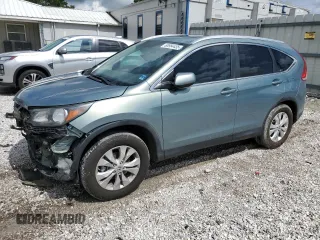 2012 Honda CR-V EX-L with VIN 2HKRM4H73CH634527, listed as a Copart auction lot 60984435 with 151,505 mi miles and Salvage title. Bid and sale history available at DreamBid. Image 1.