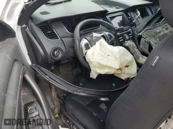2016 Ford Police Interceptor with VIN 1FAHP2MK6GG125274, listed as a Copart auction lot 55571975 with Not provided miles and Salvage title. Bid and sale history available at DreamBid. Image 8.