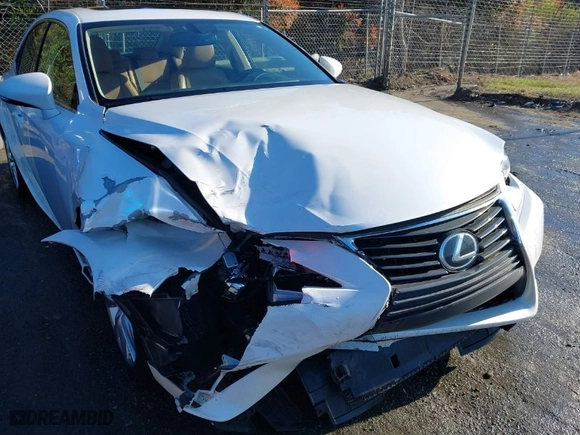 2016 Lexus IS 200t with VIN JTHBA1D25G5002149, listed as a IAAI auction lot 41891161 with 83,014 mi miles. Bid and sale history available at carsss.com. Image 6.