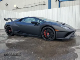 2022 Lamborghini Huracan z VIN ZHWUA6ZX0NLA18998, wystawiony jako Copart lot #87111104 z przebiegiem Nie podano mil oraz Nie do naprawy. Historia ofert i sprzedaży dostępna na DreamBid. Obrazek 4.