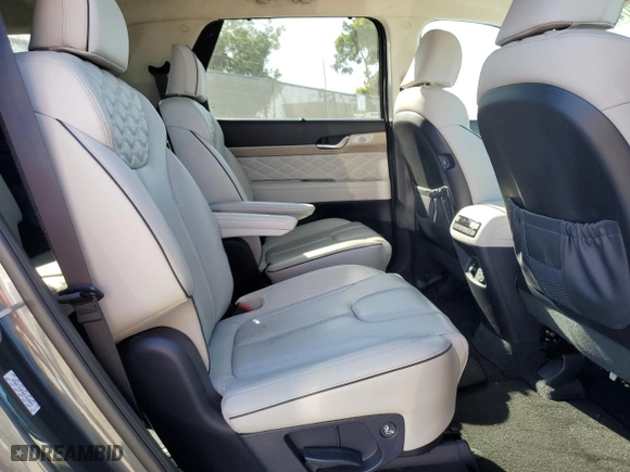 2022 Hyundai Palisade Calligraphy with VIN KM8R74HE8NU458097, listed as a Copart auction lot 49747825 with 14,973 mi miles and Salvage Title. Bid and sale history available at carsss.com. Image 12.