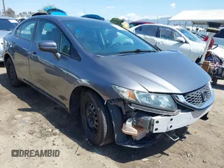 2014 Honda Civic Sedan LX with VIN 2HGFB2F56EH557468, listed as a IAAI auction lot 41969178 with 138,791 mi miles. Bid and sale history available at carsss.com. Image 1.
