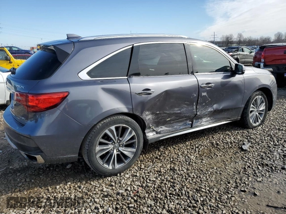 2017 Acura MDX w/Technology Pkg with VIN 5J8YD4H52HL002603, listed as a Copart auction lot 50289445 with 111,319 mi miles and Salvage Title. Bid and sale history available at carsss.com. Image 3.