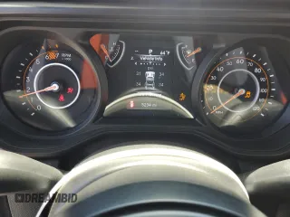 2024 Jeep Wrangler Sport S with VIN 1C4PJXDG5RW318461, listed as a Copart auction lot 54270255 with 5,234 mi miles and Salvage title. Bid and sale history available at DreamBid. Image 9.