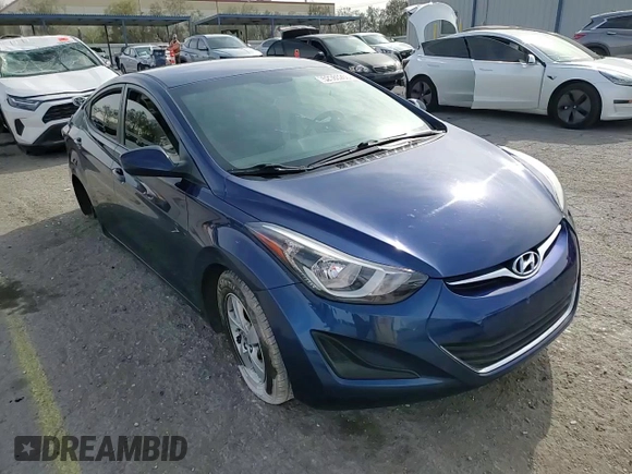 2015 Hyundai Elantra SE with VIN 5NPDH4AE0FH583712, listed as a Copart auction lot 52386265 with Not Provided miles and Salvage Title. Bid and sale history available at DreamBid. Image 11.