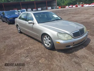 2000 Mercedes-Benz S 320/430/500 with VIN WDBNG70J8YA109491, listed as a IAAI auction lot 42634213 with Not provided miles and . Bid and sale history available at DreamBid. Image 1.