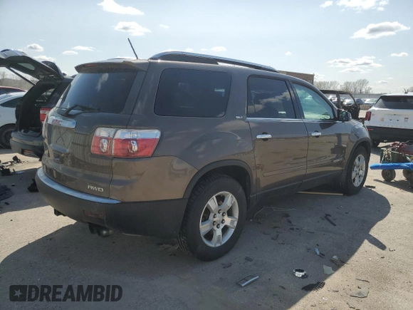 2008 GMC Acadia SLT1 with VIN 1GKEV23738J186039, listed as a Copart auction lot 50992395 with 208,118 mi miles and Salvage Title. Bid and sale history available at DreamBid. Image 3.