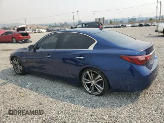 2019 Infiniti Q50 3.0t Signature Edition with VIN JN1EV7APXKM540949, listed as a Copart auction lot 70799224 with 85,408 mi miles and Salvage Title. Bid and sale history available at carsss.com. Image 2.