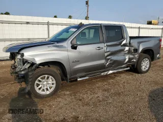 2021 Chevrolet Silverado 1500 LT with VIN 3GCPWCED9MG141953, listed as a Copart auction lot 53472155 with 69,198 mi miles and Salvage Title. Bid and sale history available at DreamBid. Image 1.