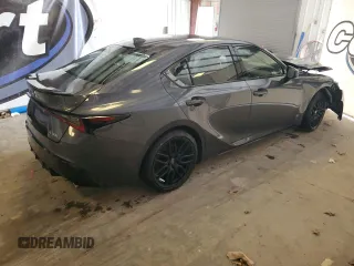 2023 Lexus IS with VIN JTHAP1D20P5002277, listed as a Copart auction lot 48396655 with 25,654 mi miles and Salvage Title. Bid and sale history available at carsss.com. Image 3.