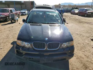 2005 BMW X5 3.0i with VIN 5UXFA13575LY19225, listed as a Copart auction lot 79002024 with 0 mi miles and Salvage Title. Bid and sale history available at carsss.com. Image 12.