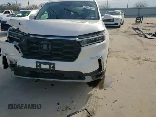 2023 Honda Pilot EX-L 8 Passenger with VIN 5FNYG2H46PB008987, listed as a Copart auction lot 86347604 with 12,321 mi miles and Salvage Title. Bid and sale history available at carsss.com. Image 12.