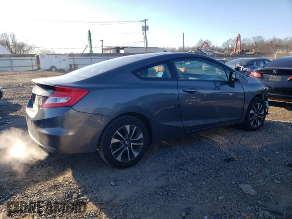 2013 Honda Civic Cpe EX with VIN 2HGFG3B87DH521357, listed as a Copart auction lot 45629485 with 73,981 mi miles and Salvage Title. Bid and sale history available at carsss.com. Image 3.