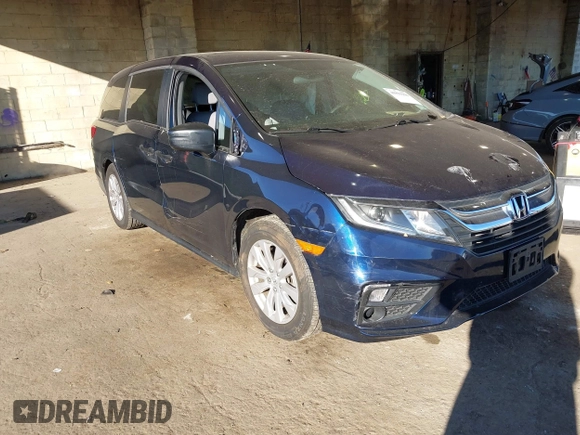 2019 Honda Odyssey LX with VIN 5FNRL6H2XKB124126, listed as a IAAI auction lot 40859906 with 24,369 mi miles and . Bid and sale history available at DreamBid. Image 1.