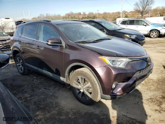 2017 Toyota RAV4 XLE with VIN 2T3RFREV4HW689398, listed as a Copart auction lot 83002754 with 55,107 mi miles and Salvage Title. Bid and sale history available at carsss.com. Image 4.
