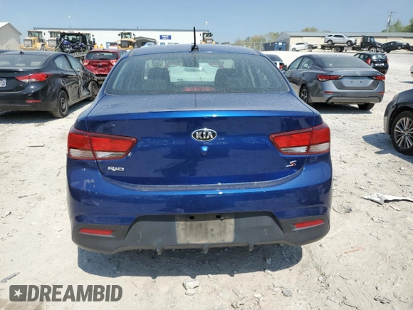 2018 Kia Rio S with VIN 3KPA24AB2JE053491, listed as a Copart auction lot 53782775 with 106,860 mi miles and Clean Title. Bid and sale history available at carsss.com. Image 6.