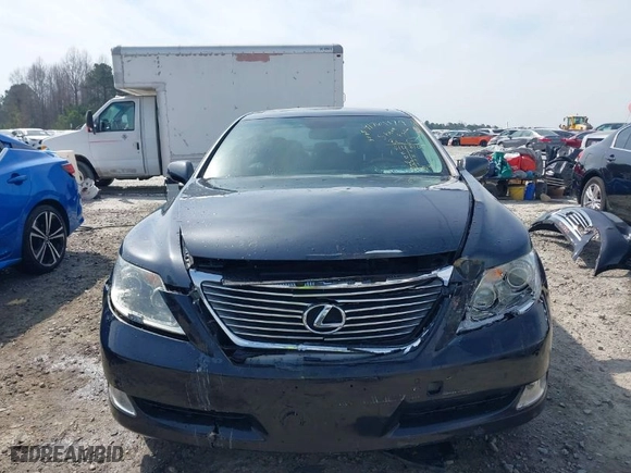 2008 Lexus LS 460 LWB with VIN JTHGL46F485030205, listed as a IAAI auction lot 41764479 with NaN miles. Bid and sale history available at carsss.com. Image 12.
