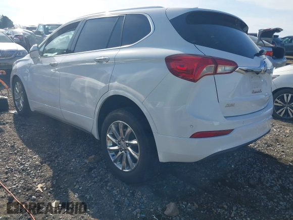 2020 Buick Envision Essence with VIN LRBFXCSA7LD014163, listed as a IAAI auction lot 41102656 with 23,277 mi miles and . Bid and sale history available at carsss.com. Image 3.