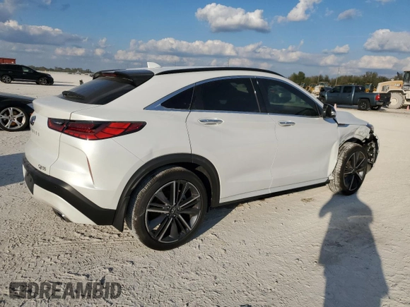 2023 Infiniti QX55 Luxe z VIN 3PCAJ5JR2PF124617, wystawiony jako Copart lot #43181985 z przebiegiem 12 809 mil mil oraz Nie do naprawy • Non repairable. Historia ofert i sprzedaży dostępna na DreamBid. Obrazek 3.