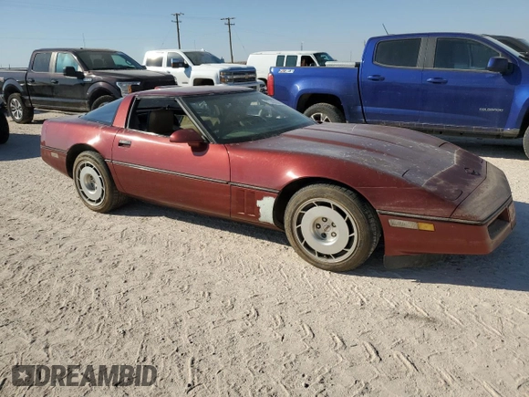 1986 Chevrolet Corvette z VIN 1G1YY0789G5118657, wystawiony jako Copart lot #77743794 z przebiegiem 97 673 mil mil oraz Szkoda całkowita • Salvage title. Historia ofert i sprzedaży dostępna na DreamBid. Obrazek 4.