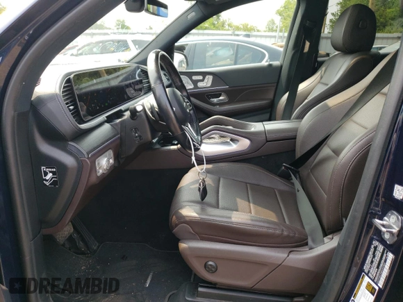 2021 Mercedes-Benz GLS with VIN 4JGFF5KE2MA399729, listed as a Copart auction lot 56208983 with 29,172 mi miles. Bid and sale history available at carsss.com. Image 7.