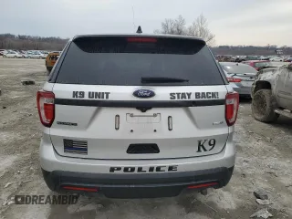 2016 Ford Utility Police Interceptor with VIN 1FM5K8AR7GGD16133, listed as a Copart auction lot 47731905 with 112,697 mi miles and Salvage Title. Bid and sale history available at carsss.com. Image 6.
