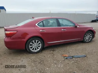 2011 Lexus LS 460 with VIN JTHCL5EF6B5012415, listed as a Copart auction lot 57467955 with Not provided miles and Salvage title. Bid and sale history available at DreamBid. Image 3.