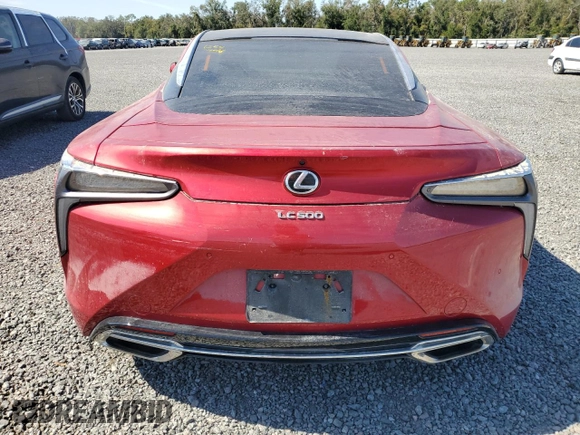 2022 Lexus LC 500h with VIN JTHBP5AY7NA104717, listed as a Copart auction lot 77842474 with Not provided miles and Non repairable. Bid and sale history available at DreamBid. Image 6.
