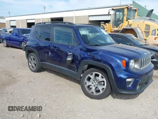 2020 Jeep Renegade Limited with VIN ZACNJBD14LPL70106, listed as a IAAI auction lot 40635517 with 46,987 mi miles and . Bid and sale history available at DreamBid. Image 1.