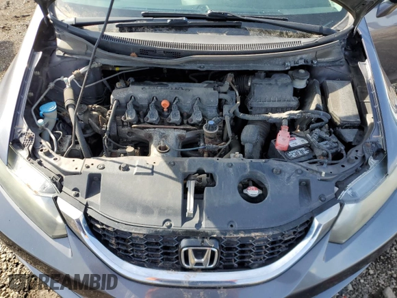 2014 Honda Civic EX with VIN 19XFB2F87EE062197, listed as a Copart auction lot 49826345 with 240,204 mi miles and Salvage Title. Bid and sale history available at carsss.com. Image 11.