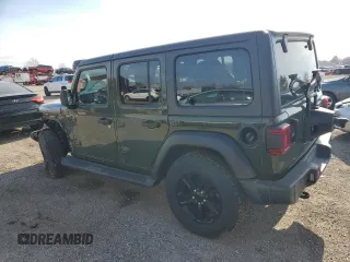 2021 Jeep Wrangler Unlimited Sport Altitude with VIN 1C4HJXDG3MW563434, listed as a Copart auction lot 77968474 with 29,834 mi miles and Salvage Title. Bid and sale history available at carsss.com. Image 2.