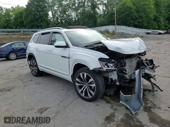 2022 Volkswagen Atlas SEL Premium R-Line with VIN 1V2FR2CA8NC502145, listed as a Copart auction lot 64388755 with Not provided miles and Salvage title. Bid and sale history available at DreamBid. Image 13.