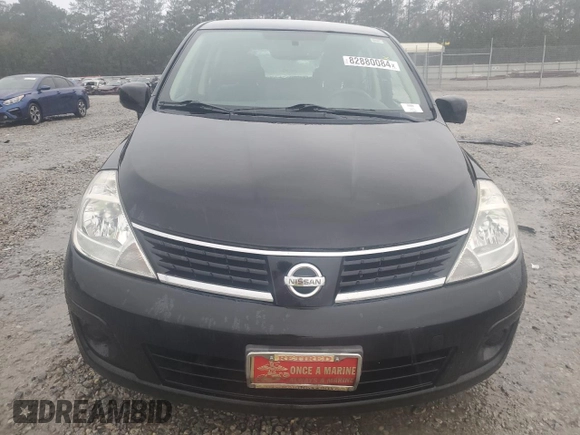 2009 Nissan Versa 1.8 SL with VIN 3N1BC13EX9L496828, listed as a Copart auction lot 82880084 with 0 mi miles and Salvage Title. Bid and sale history available at carsss.com. Image 5.