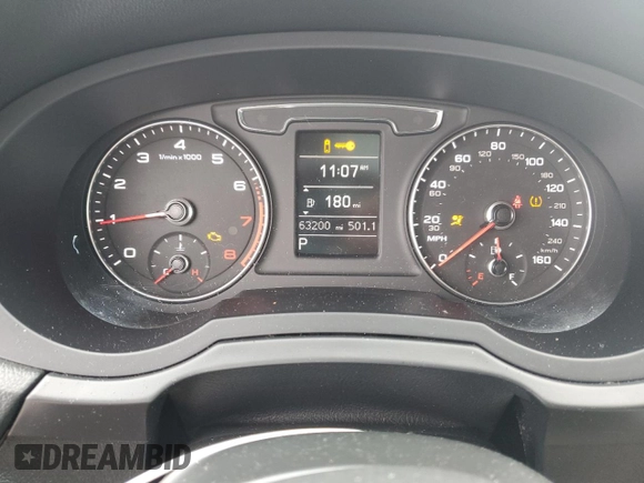 2018 Audi Q3 Premium with VIN WA1ECCFS3JR019141, listed as a Copart auction lot 57819205 with 63,200 mi miles and Salvage title. Bid and sale history available at DreamBid. Image 9.