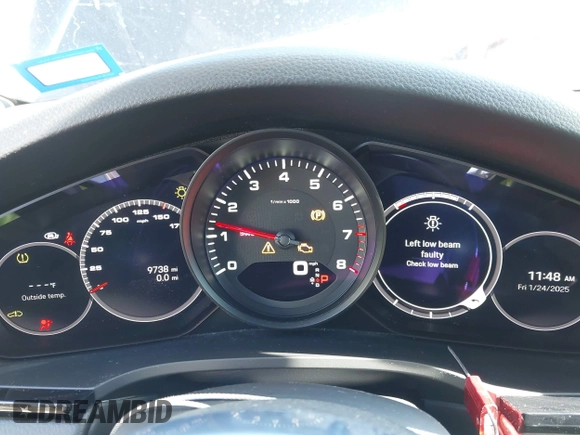 2022 Porsche Cayenne Turbo S E-Hybrid with VIN WP1AA2AY5NDA07039, listed as a IAAI auction lot 41345349 with 9,738 mi miles and . Bid and sale history available at DreamBid. Image 16.